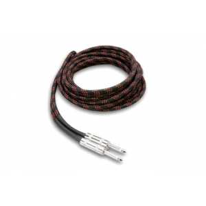 Hosa 3GT-18C5 kabel gitarowy CLOTH Black/Red, 5.5m