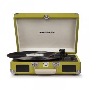 CROSLEY CR8005D-GR Cruiser Deluxe  gramofon walizkowy, zielony
