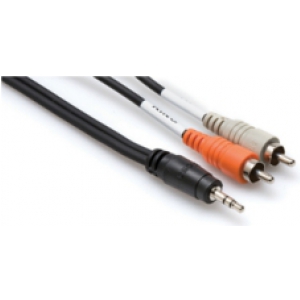 Hosa MR-203 kabel breakout TRS 3.5 - 2 x RCA, 0.91m