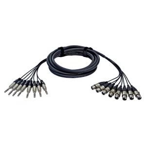 ALVA X8T8-PRO-2 kabel 8 x XLRf - 8 x TRS 2m