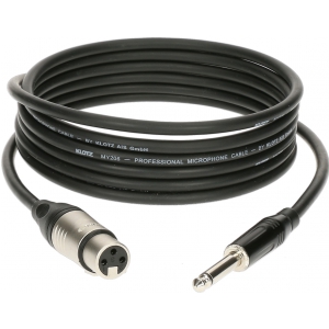 Klotz kabel mikrofonowy XLRf / TS 1m