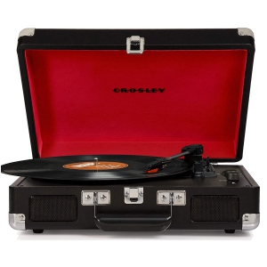 CROSLEY CR8005D-BK Cruiser Deluxe gramofon walizkowy, czarny