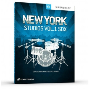 Toontrack SDX New York Studios Vol.1 biblioteka brzmie