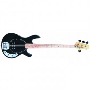 Vintage V964BLK gitara basowa, kolor czarny