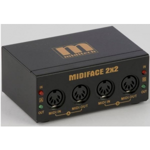 Miditech MidiFace 2x2 interfejs MIDI/USB
