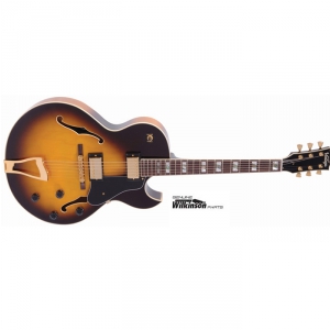 Vintage VSA575 gitara elektryczna semi, Sunburst