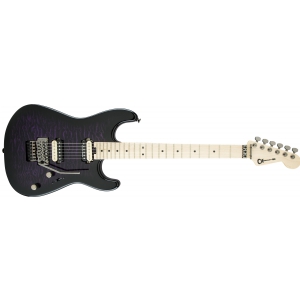 Charvel Pro-Mod San Dimas Style 1 HH FR M QM, Maple Fingerboard, Transparent Purple Burst gitara elektryczna