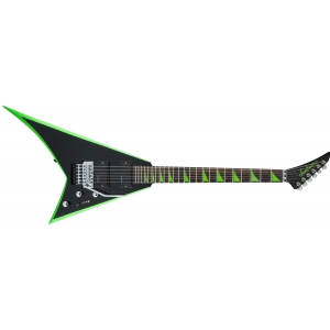 Jackson X Series Rhoads RRX24, Rosewood Fingerboard, Black with Neon Green Bevels gitara elektryczna