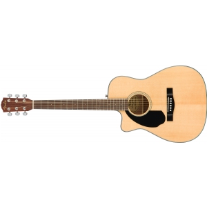 Fender CC-60SCE Left-Hand, Natural gitara elektroakustyczna