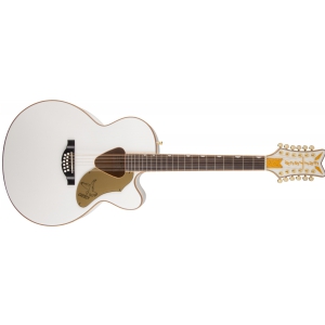 Gretsch G5022CWFE-12 Rancher Falcon Jumbo 12-String Cutaway Electric, Fishman Pickup System, White gitara akustyczna