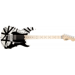 EVH Striped Series White with Black Stripes gitara elektryczna