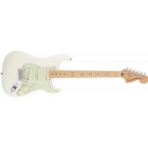 Fender Deluxe Roadhouse Stratocaster Maple Fingerboard, Olympic White gitara elektryczna