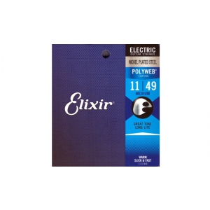 Elixir 12100 PW struny do gitary elektrycznej 11-49