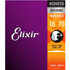 Elixir 11306 NW struny do gitary akustycznej 16-70