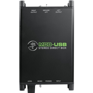 Mackie MDB-USB di-box pasywny, 2-kanałowy z interfejsem USB