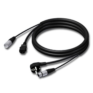 Procab CAB400/10  przewd zasilanie 230V 3x1,0mm +  sygna audio XLR-XLR 10m