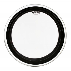 Evans BD24EMAD2 nacig perkusyjny do bbna basowego 24″, przeroczysty