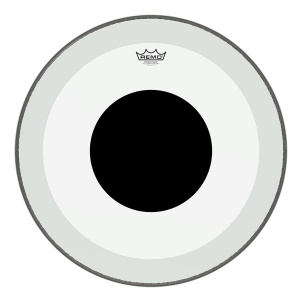 Remo P3-1318-10 Powerstroke 3 Clear Black Dot 18″ przeroczysty, nacig perkusyjny