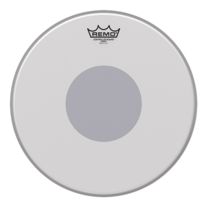 Remo Controlled Sound Coated Black Dot 10″ biały,  (...)