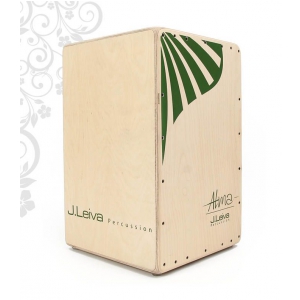 J.Leiva Cajon Alma Green (oiled & waxed)  instrument perkusyjny