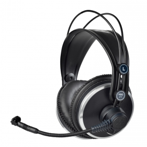 AKG HSC 271 zamknięte słuchawki reporterskie wokółuszne z mikrofonem, BEZ KABLA, z autowyłącznikiem
