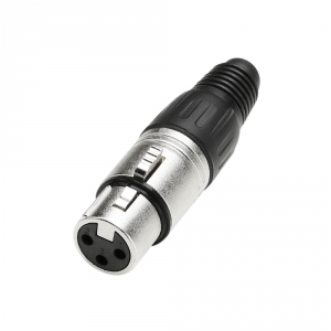 Adam Hall Connectors 7913 - XLR Plug female 3-pin silver