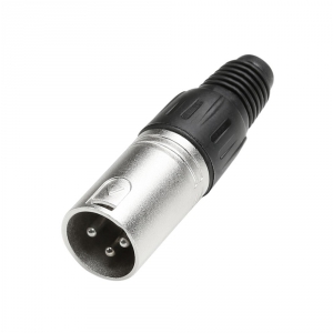 Adam Hall Connectors 7914 - XLR Plug male 3-pin silver