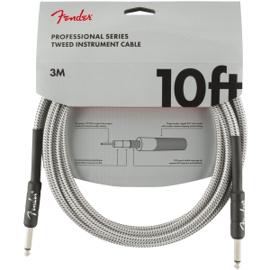 Fender Professional Series Instrument Cable 10'  White  (...)