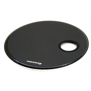 Aquarian 22″SMPTCC BK Classic Clear Ported naciąg perkusyjny