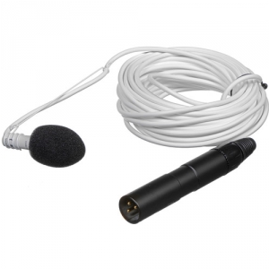 AKG CHM 99 W mikrofon kardioidalny biały, z 10m kablem i uchwytem do podwieszenia pod sufitem, w zestawie gąbka/wiatrochron