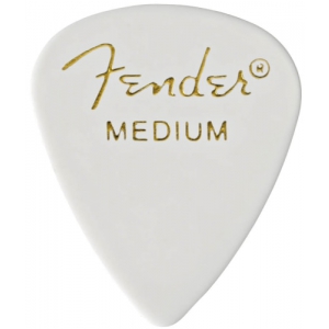 Fender Classic Celluloid medium white kostka gitarowa