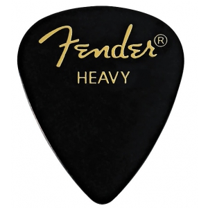 Fender Classic Celluloid heavy black kostka gitarowa
