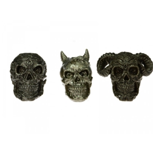 GK Music Cymbal skull GK-CS3B nakrtka do statywu pod talerz perkusyjny (3 szt.)