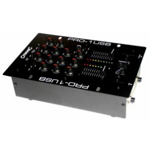 Citronic  PRO-1 USB 2-kanaowy DJ mikser