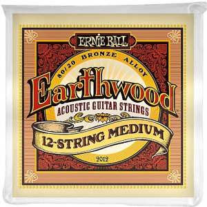 Ernie Ball 2012 Earthwood 12′s Medium struny do gitary akustycznej 12-str. 11-52