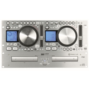 DAP Audio D1140S podwjny odtwarzacz CD, scratch, srebrny