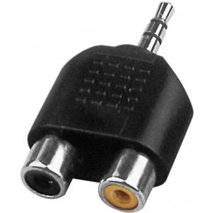 Monacor NTA-105 przej�ci�wka  2 x RCA -> JackM (stereo)