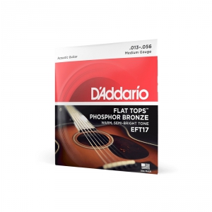 D′Addario EFT-17 Flat Top struny do gitary akustycznej 13-56