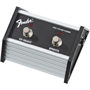 Fender 2-Button Footswitch Channel Select / Effects On/Off with 1/4″ Jack footswitch