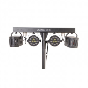 Moxo Party Set 1.0 RGBW - zestaw 2 x PAR LED + 2 x Derby LED