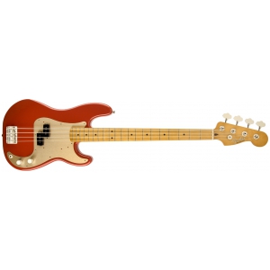 Fender ′50s Precision Bass Maple Fingerboard Fiesta Red gitara basowa