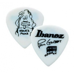 Ibanez B 1000 PG WH zestaw kostek gitarowych Paul Gilbert white, 6 sztuk