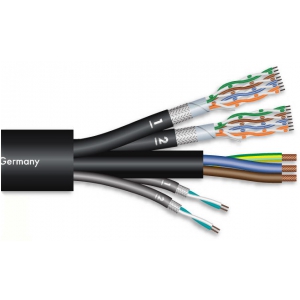 Sommer Monocat Power 212 - kabel hybrydowy zasilanie 3x2,5mm2 + 2 x DMX + 2 x Cat.7