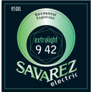 Savarez Ex-Light (676507) Struny do gitary elektrycznej Hexagonal Explosion Nickel Ex-Light .009-.042
