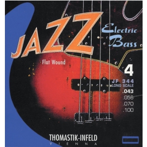 Thomastik JF32106 (682704) pojedycza struna do gitary basowej Jazz Bass Seria Nickel Flat Wound Roundcore .106