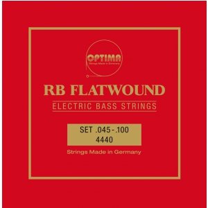 Optima 4440.L (680565) struny do gitary basowej 4440 RB RB Rickenbacker flatwound Komplet 4-strunowy