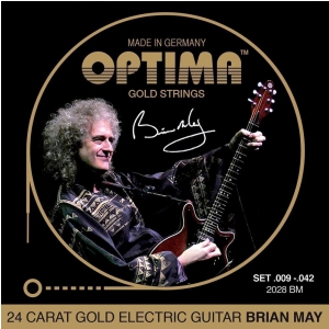 Optima 2028BM (674609) Struny do gitary elektrycznej Gold Strings Round Wound Komplet
