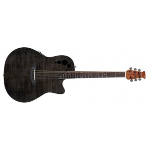 Applause (OV513328) Gitara elektro-akustyczna AE44IIP Mid Cutaway Transparent Black Flame