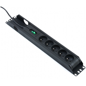 Ever listwa zasilajca Std.rack 19″ 5 gniazd, 1.5m