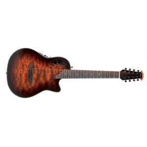 Ovation C2088AXP-STB gitara Elite Plus 8-strunowa Deep Contour Cutaway Sapele Tobacco Burst Gitara elektroakustyczna